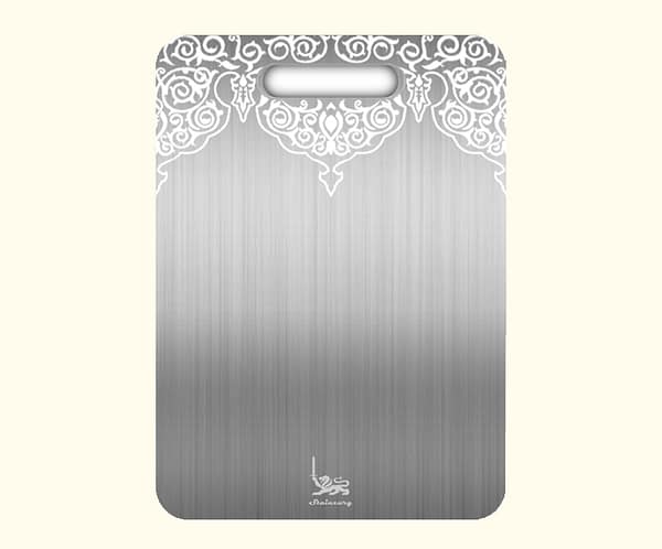Stainzury Blade Arabesque Stainless Steel Cutting Board 25X35X0.15 cm (Ramadan Collection ) Stainzury Blade Arabesque Stainless Steel Cutting Board 25X35X0.15 cm (Ramadan Collection )